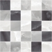 Декор Prime мозаичный серый микс MM34040 
