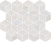 Декор Греппи белый мозаичный T017\14003