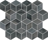 Декор Джардини серый темный мозаичный T017\14024