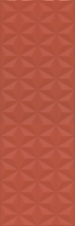 Плитка Диагональ красный структура обрезной 12120R